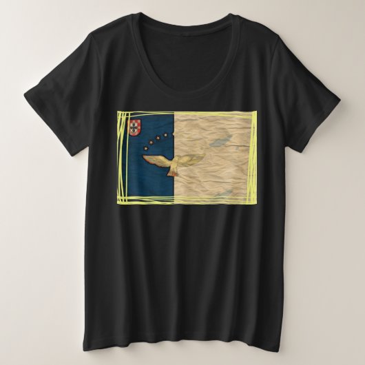 ポルトガル プラスサイズTシャツ (デザイン正面)