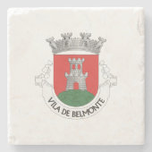 ポルトガル，ベルモンテのコート ストーンコースター (正面)