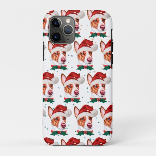 ポルトガル・ポデンゴ犬のクリスマス・スター Case-Mate iPhoneケース (裏面)