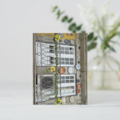 ポルトガル ポルトの可愛いバルコニー 写真撮影 旅行 シーズンポストカード (スタンド正面)