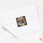 ポルトガル ポルトの自由に歩ける屋上パフォーマー スクエアシール (封筒)