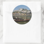 ポルトガル、ポルト、ワインバレル付きボート ラウンドシール (バッグ)