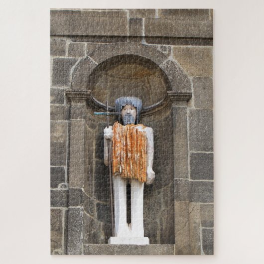 ポルトガル，ポルト，洗礼者の像の聖ヨハネ ジグソーパズル (縦)