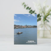 ポルトガル ポルト 美しい川 旅行 写真撮影 シーズンポストカード (スタンド正面)