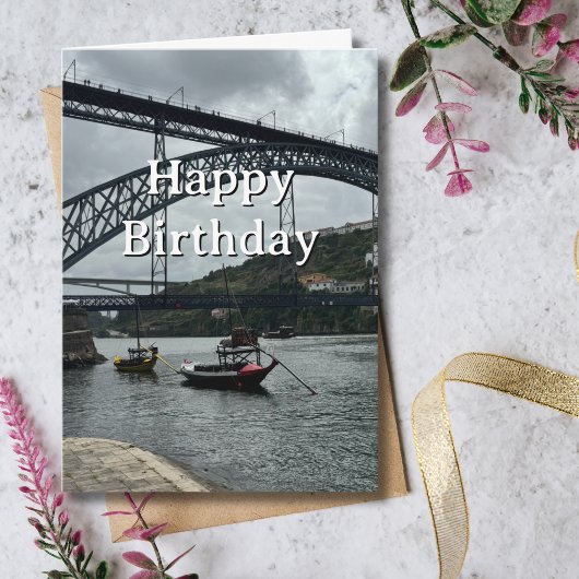 ポルトガル ポルト 誕生日 旅行 楽しい 写真  カード