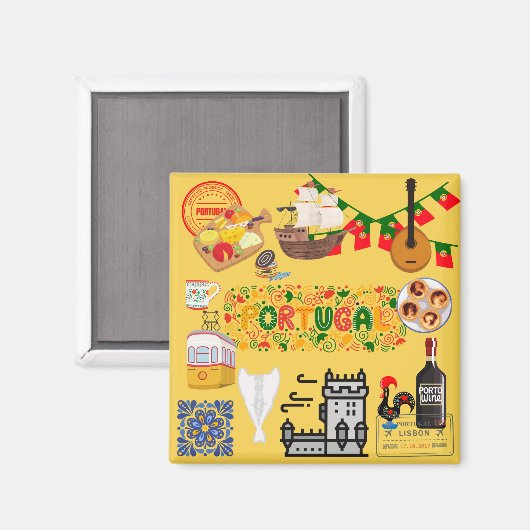 ポルトガル マグネット (正面/裏面)