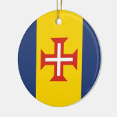 ポルトガル・マデイラ国旗 セラミックオーナメント (左)