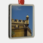 ポルトガル、マデイラ島、フンカル。履歴 メタルオーナメント (右)