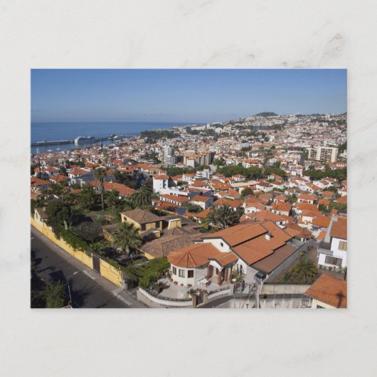 ポルトガル、マデイラ島、フンシャル。ケーブルカー ポストカード (正面)