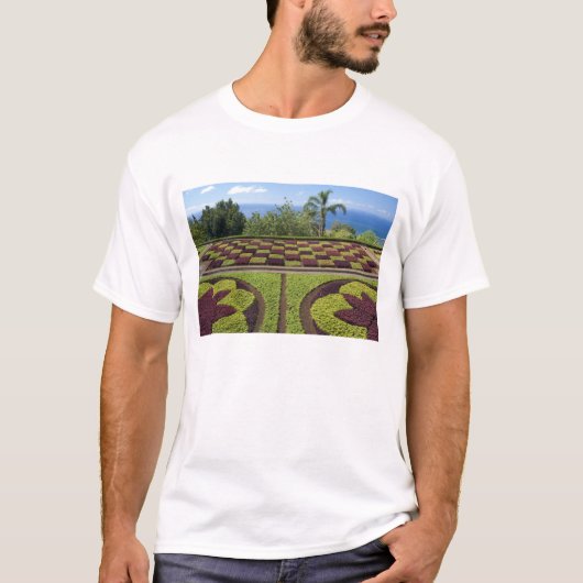 ポルトガル、マデイラ島、フンシャル。植物園 Tシャツ (正面)