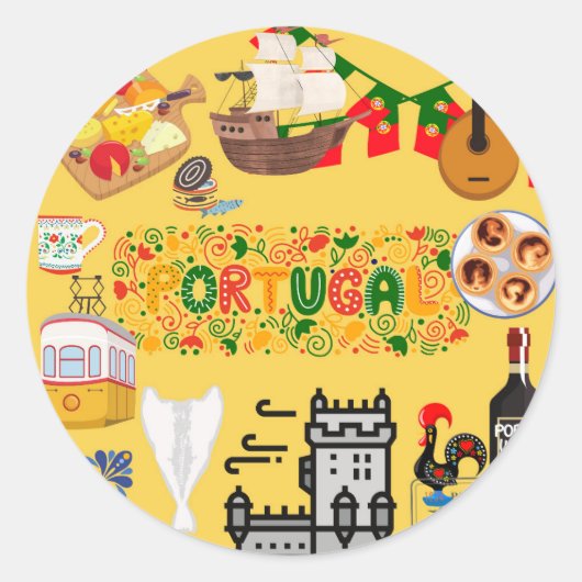 ポルトガル ラウンドシール (正面)