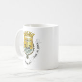 ポルトガル・リスボンのコート・オブ・アームズ コーヒーマグカップ (正面左)