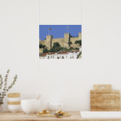 ポルトガル、リスボン。カステロデサンホルヘ。 ポスター (キッチン)