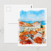 ポルトガル、リスボン、シティビュー ポストカード (正面/裏面)