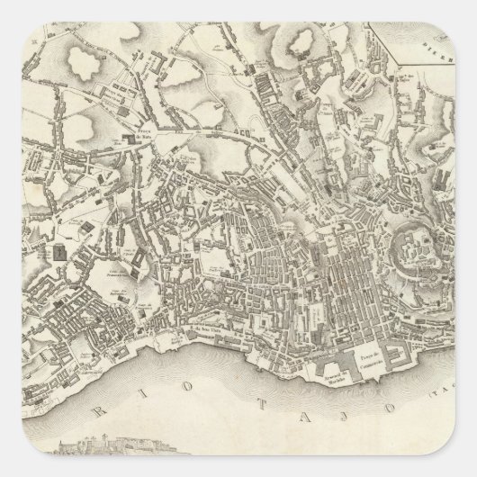 ポルトガル，リスボン スクエアシール (正面)