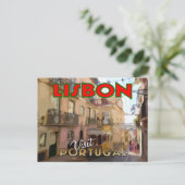 ポルトガル、リスボン。セリエ・ビジットのカード… ポストカード (スタンド正面)