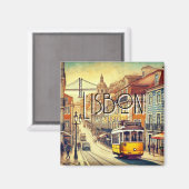 ポルトガル，リスボン マグネット (正面/裏面)