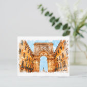 ポルトガル、リスボン、ルアオーガスタアーチ ポストカード (スタンド正面)