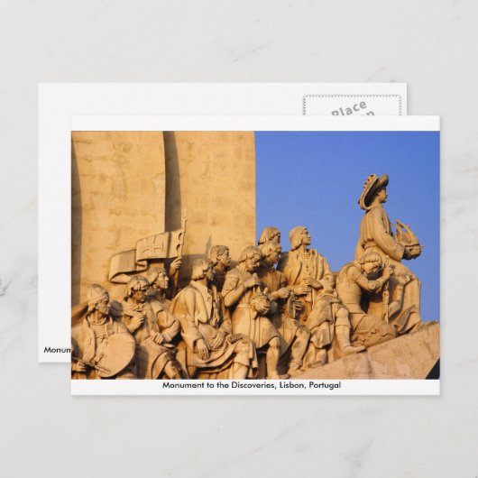 ポルトガル,リスボン,発見の時代の記念碑 ポストカード (正面/裏面)
