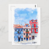 ポルトガル、リスボン、近所 ポストカード (正面/裏面)