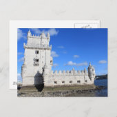 ポルトガル，リスボン， Torre de Belem ポストカード (正面/裏面)