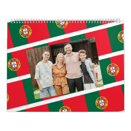 ポルトガル | 写真の追加ポルトガル語フラグ2025 カレンダー