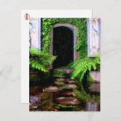 ポルトガル：出入り口を招待 インビテーションポストカード (正面/裏面)