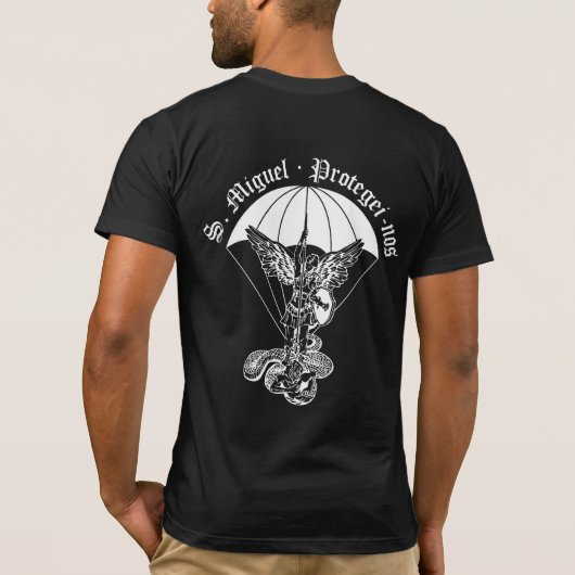 ポルトガル 聖ミカエル大天使 Tシャツ (裏面)