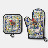 ポルトガル 鍋つかみ&鍋敷きセット (正面)