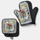 ポルトガル 鍋つかみ&鍋敷きセット (正面/裏面)