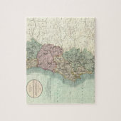 ポルトガル(1801年)のヴィンテージの地図 ジグソーパズル (縦)