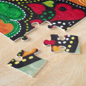 ポルトガル- Galo de Barcelosのオンドリ ジグソーパズル (側面)