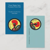 ポルトガル- Galo de Barcelosの記号 名刺 (正面/裏面)