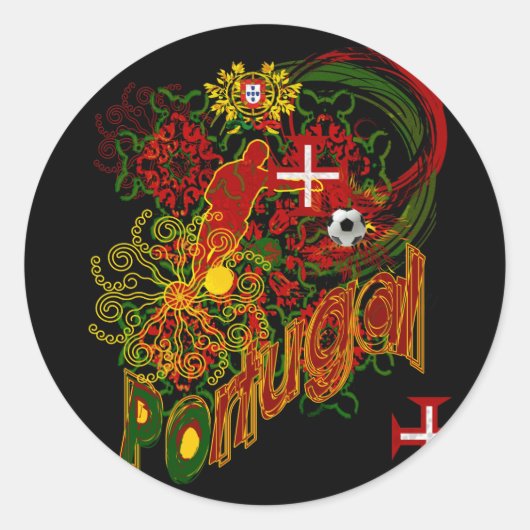 ポルトガルAdesivos – プレソPor 20 Adesivos ラウンドシール (正面)