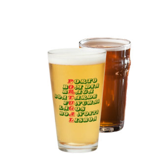ポルトガルBomディアボアタルデボアノアイテビール タンブラーグラス