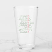 ポルトガルBomディアボアタルデボアノアイテビール タンブラーグラス (裏面)