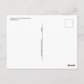 ポルトガルCP 1413ディーゼル機関車 ポストカード (裏面)