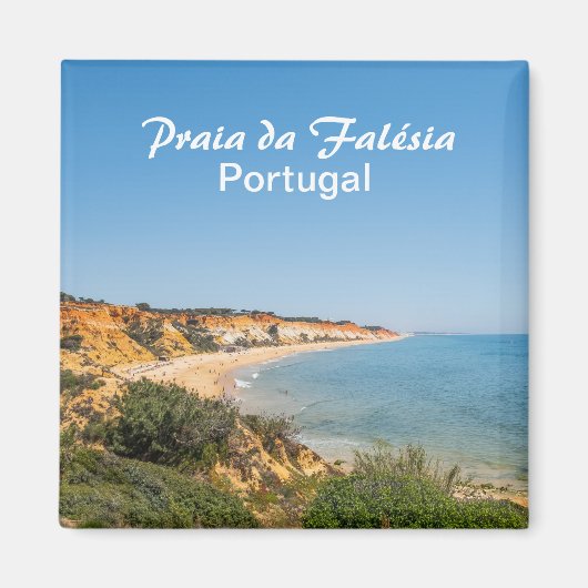 ポルトガルPraia da Falesia in the Algarve Souvenir マグネット (正面)