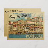 ポルトガルSave The Date River Douro 案内ポストカード (正面/裏面)