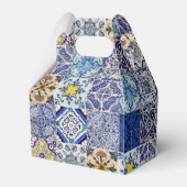 ポルトガ地中海のルタイル結婚式の引き出物 フェイバーボックス (裏面サイド)