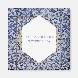 ポルトガ素朴ルタイル結婚式の引き出物 マグネット