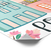 ポルトガ魅力的ルが手作りのアートワークを収める ポスター (角)