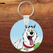 ポルトクレス(ダリ) キーホルダー (正面)