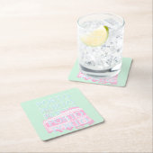 ポルトトラベルアート，ポルトガル旅行アート，パステル スクエアペーパーコースター (インサイチュ)