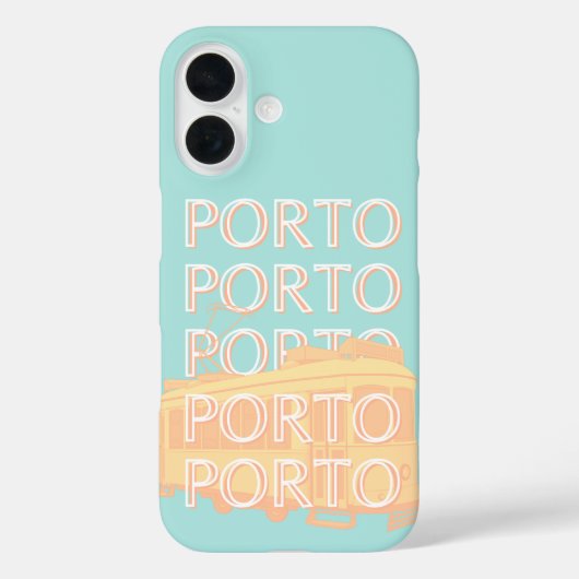 ポルトトラベルアート,ポルトガル旅行アート,パステル Case-Mate iPhoneケース (裏面)