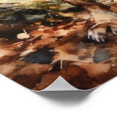 ポルトハウンドドッグアートプリントポスター ポスター (角)