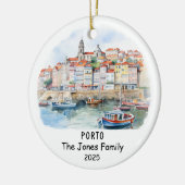 ポルトパーソナライズされたオーナメント,ポルトガル セラミックオーナメント (左)