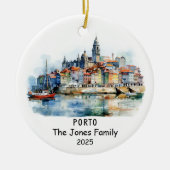 ポルトパーソナライズされたオーナメント,ポルトガル セラミックオーナメント (正面)