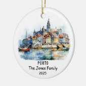 ポルトパーソナライズされたオーナメント,ポルトガル セラミックオーナメント (左)