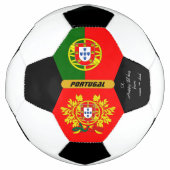 ポルトパーソナライズされたガル、国旗、フォトサッカーボール サッカーボール (正面)